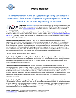 FusePressRelease