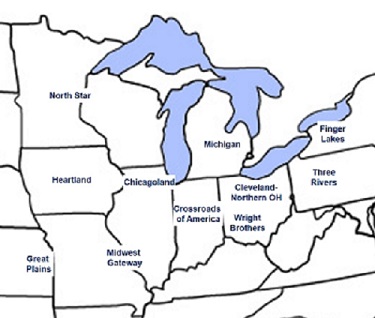 Great Lake INCOSE Chapter Map