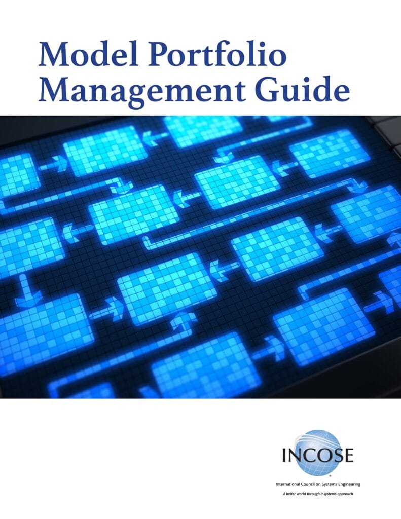 Blue digital flowchart diagram representing system management processes.
