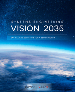 Innovative systems engineering strategies showcased against a space view of Earth from orbit.